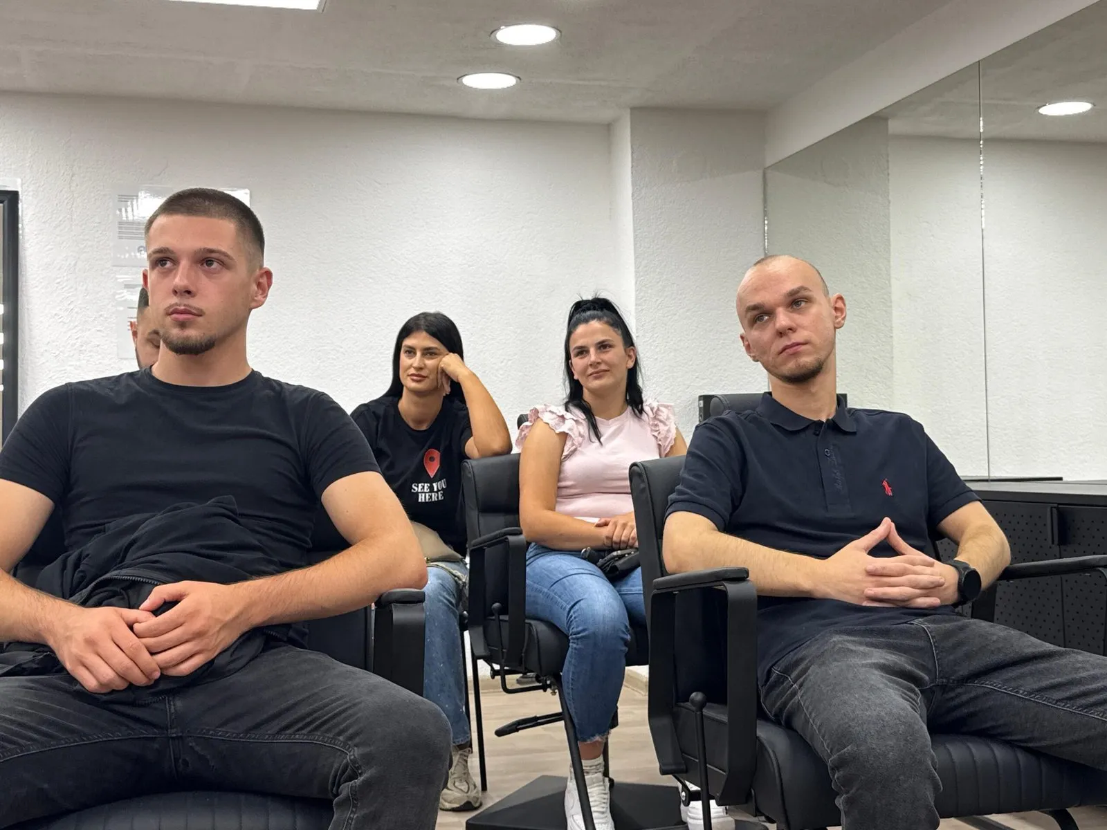 Unutrašnjost salona Alen’s Barbershop na Socijalnom
